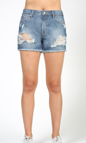 (New) Mid-Rise Patch Pocket Shorts