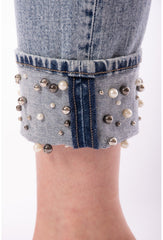 Ada Reversed Pearl Jeans