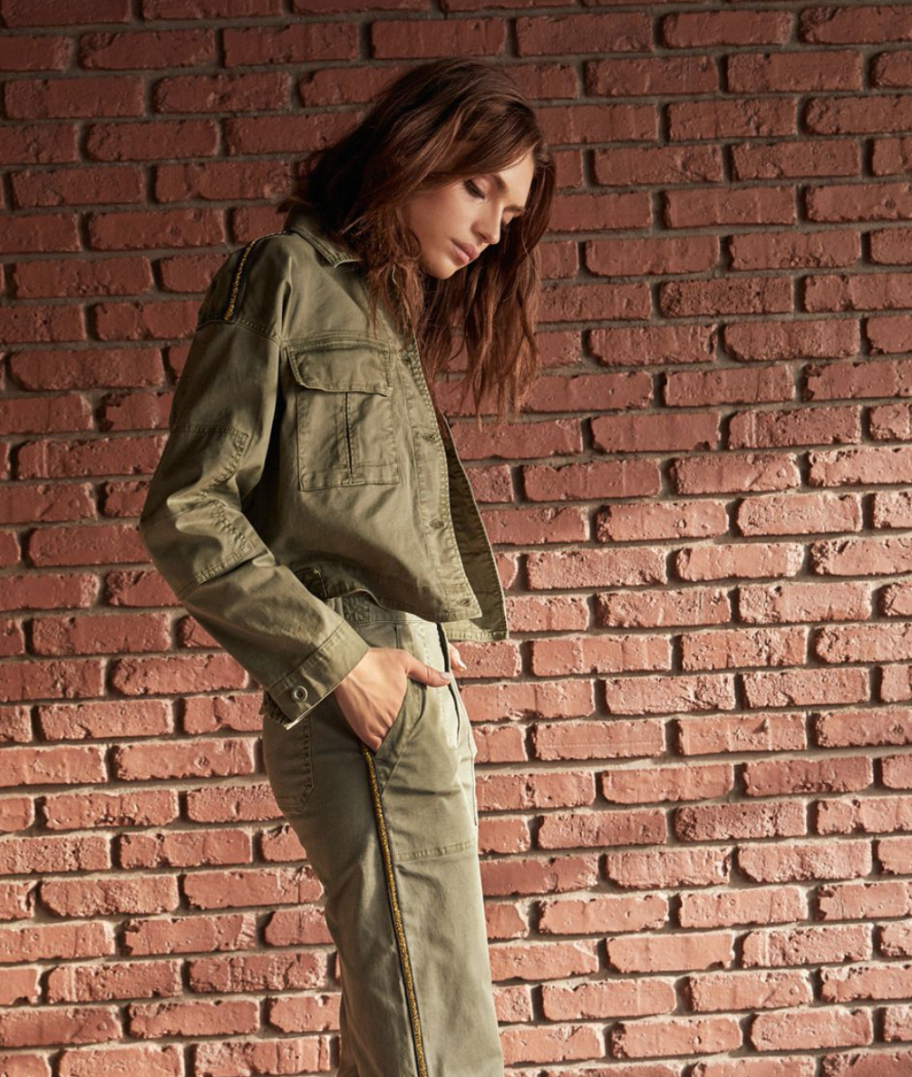 Cove Jacket Cropped Military