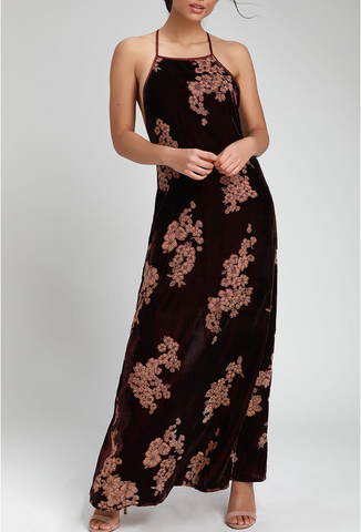 Mixed Print Dress with Drawstring Waist