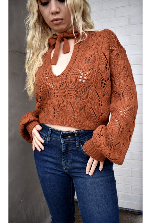 Mina Cropped Sweater