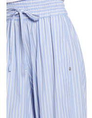 Blue/White Striped Wide leg pant