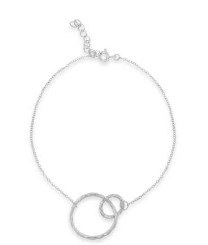 Fay Winged 4mm Bicone Necklace - Silver