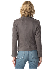 (New) Sierra Vegan Suede Moto Jacket