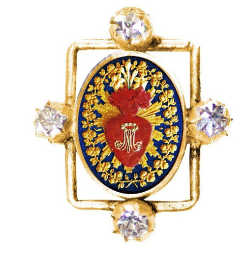 (New) Blessed Ring -bg-The Sacred Heart of Mary