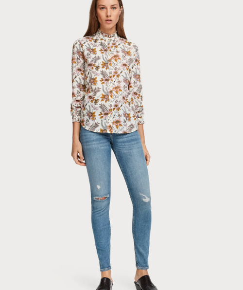 All-over Printed Blouse