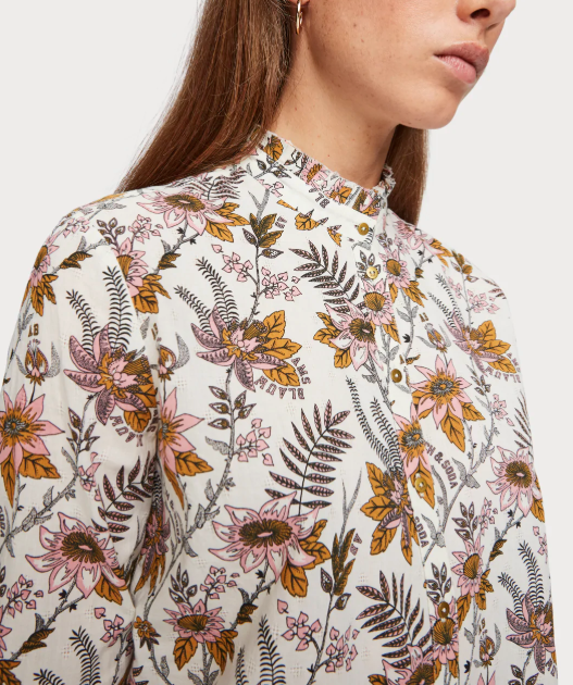 All-over Printed Blouse
