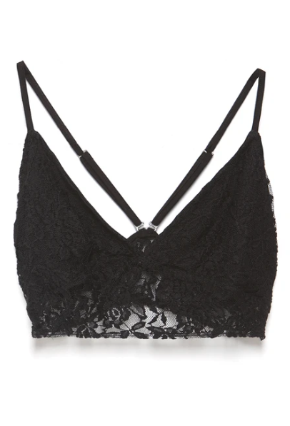 (New) Underpinning Bralette- Black Lace