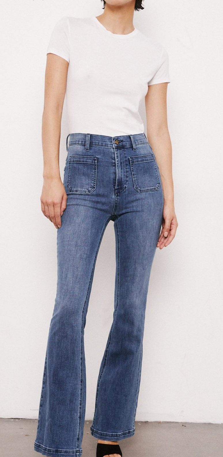 New) Jeanne High Rise '70s Flare Jeans – blusandzboutique