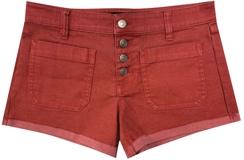 (New) Mid-Rise Patch Pocket Shorts