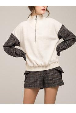 Fleece Zip Up Pullover